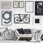 Wallity Seleste-1 Accesorio de Pared Metálico Negro